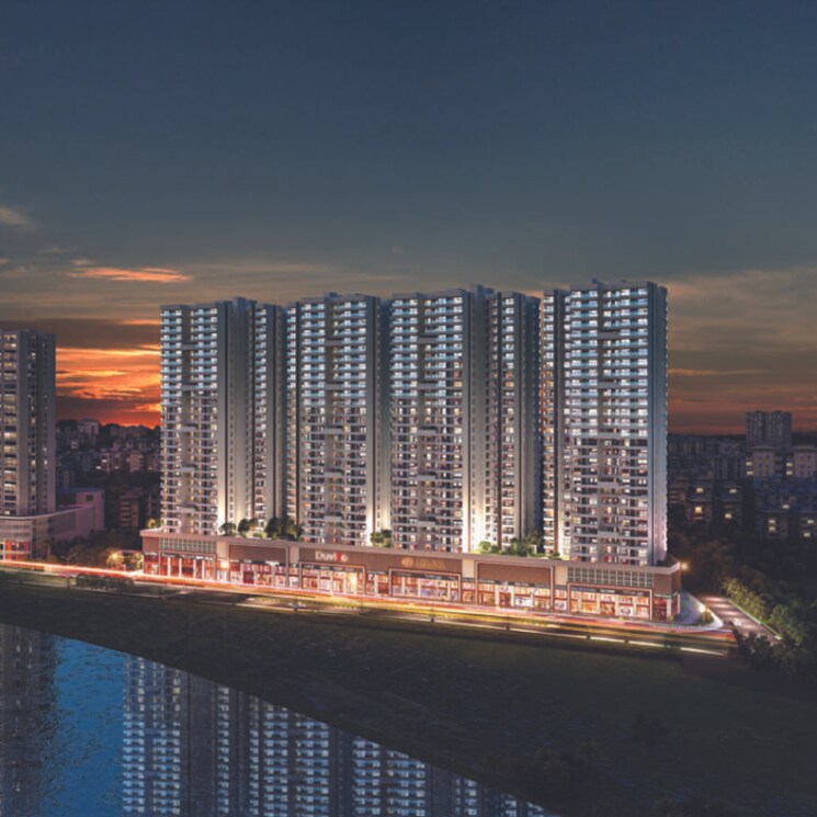 Exterior View, duville-riverdale 2 Bedroom 1309 Sq.Ft. Apartment In Kharadi Pune 9085766