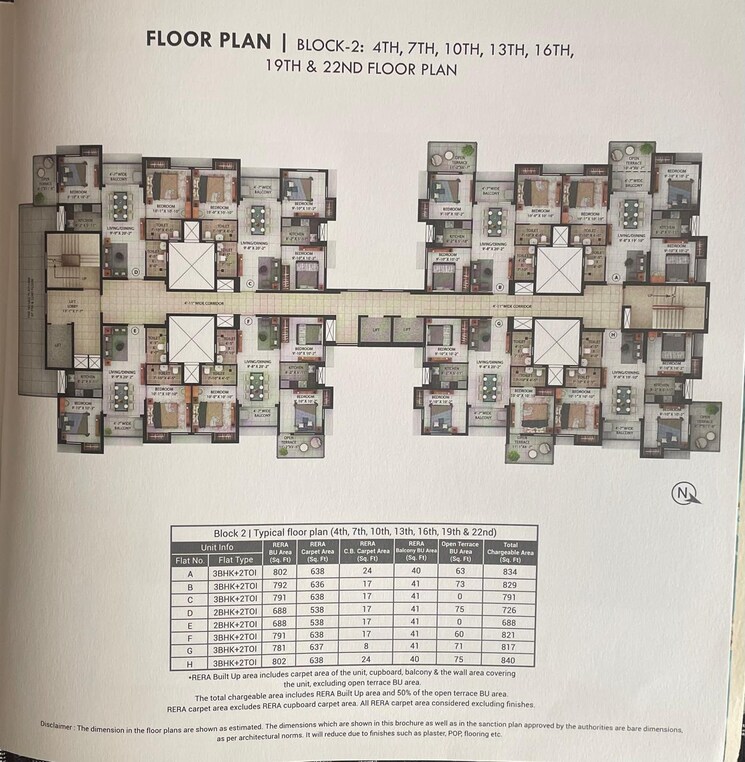Master Plan, merlin-skygaze 3 Bedroom 726 Sq.Ft. Apartment In Em Bypass Kolkata 9085791
