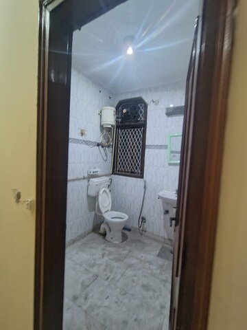 Bathroom in 2 BHK Builder Floor at Malviya Nagar – for Rent