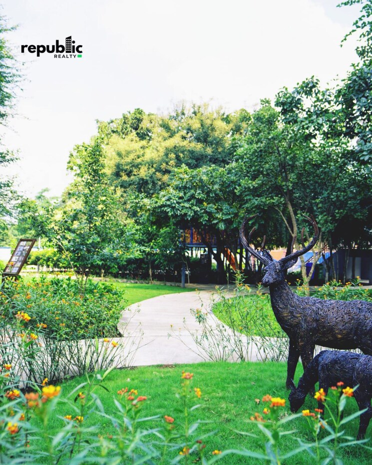 Garden, kolte-patil-life-republic 2 Bedroom 800 Sq.Ft. Apartment In Hinjewadi Pune 9085887