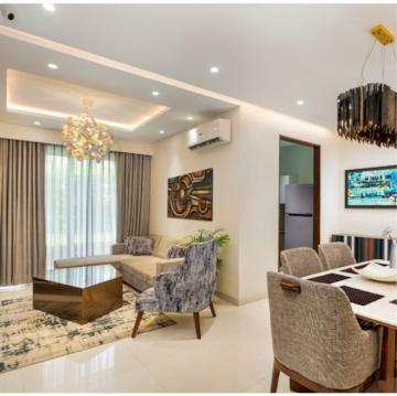 Living Room in 3 BHK Apartment at Sector 20 – for Sale