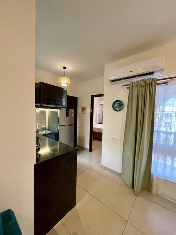 Living Room in 1 BHK Apartment at Siolim – for Rent