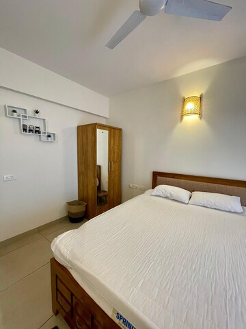 Bedroom in 1 BHK Apartment at Siolim – for Rent