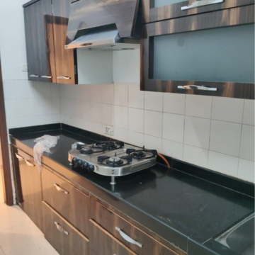 Kitchen in 2.5 BHK Apartment at Oberoi Springs, Veera Desai Industrial Estate – for Rent