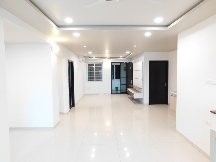 Living Room, rajapushpa-atria 3 Bedroom 2100 Sq.Ft. Apartment In Gachibowli Hyderabad 9085937