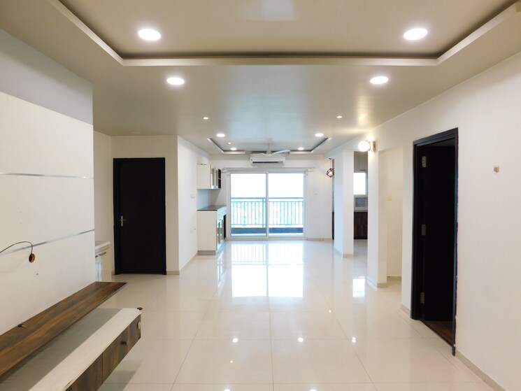 Living Room, rajapushpa-atria 3 Bedroom 2100 Sq.Ft. Apartment In Gachibowli Hyderabad 9085937