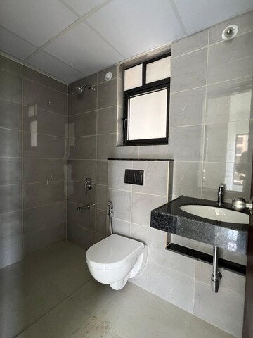 Bathroom in 2 BHK Apartment at Shapoorji Pallonji Sensorium, Hinjewadi – for Rent