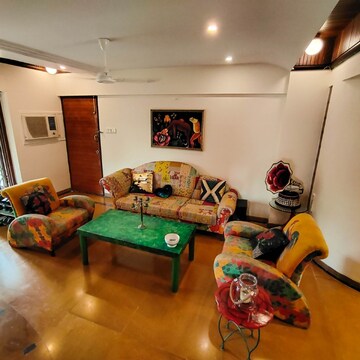 Living Room in 4 BHK Apartment at Payal CHS Varsova, Versova – for Rent