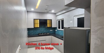 Kitchen in 3 BHK Apartment at Rajapushpa Provincia, Narsingi – for Rent