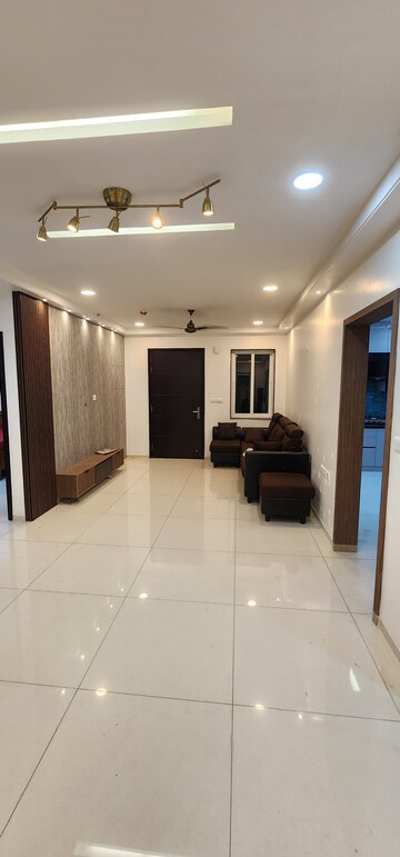 Living Room in 3 BHK Apartment at Rajapushpa Provincia, Narsingi – for Rent