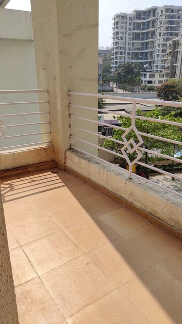 Balcony in 3 BHK Apartment at Belvalkar Kalpak CHS, Dahanukar Colony – for Rent
