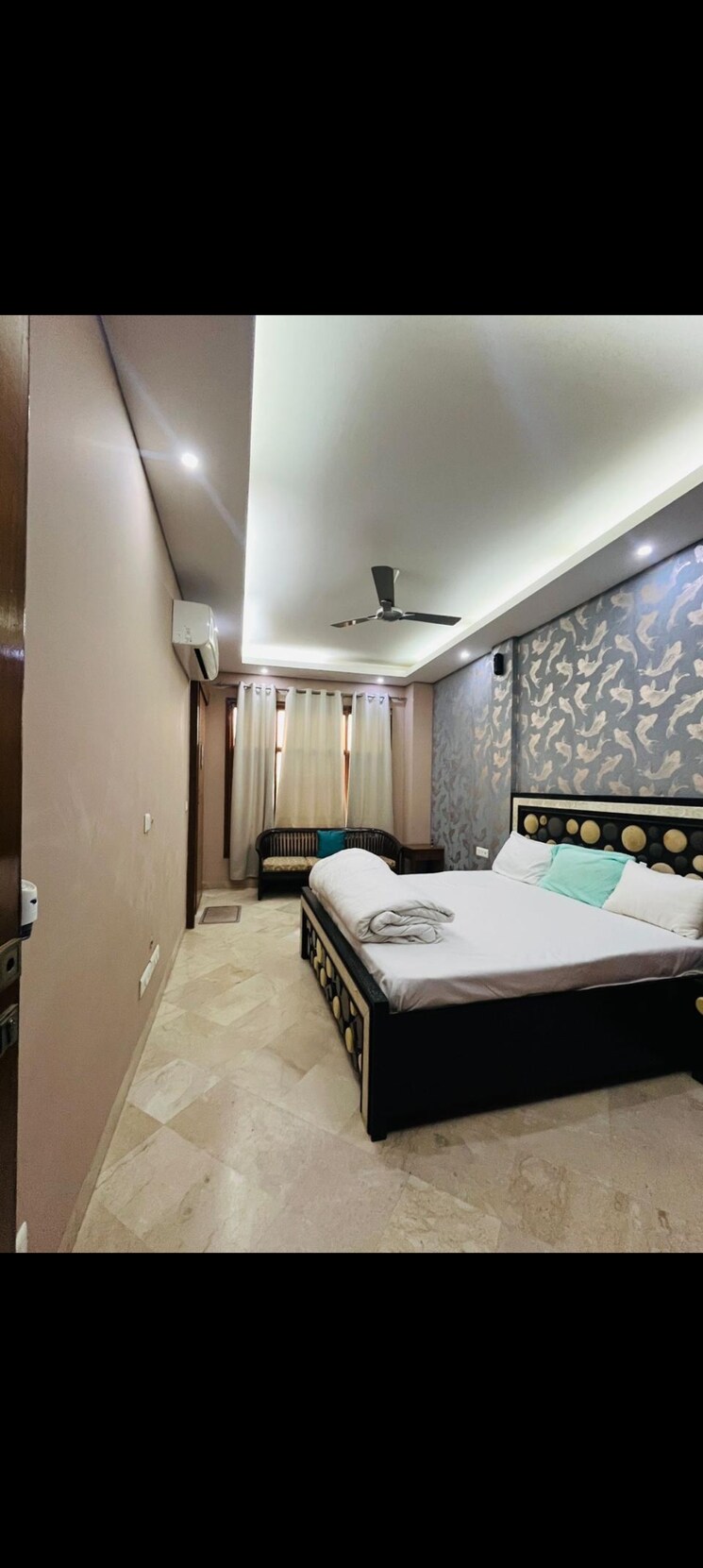 Bedroom, saket 3 Bedroom 1500 Sq.Ft. Builder Floor In Saket Delhi 9086149