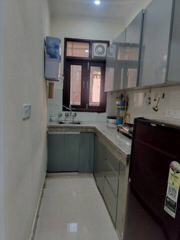 Kitchen in 1 BHK Apartment at Boutique Residential Apartments C-220, Malviya Nagar – for Rent