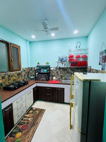 Kitchen in 1 BHK Builder Floor at Saket – for Rent