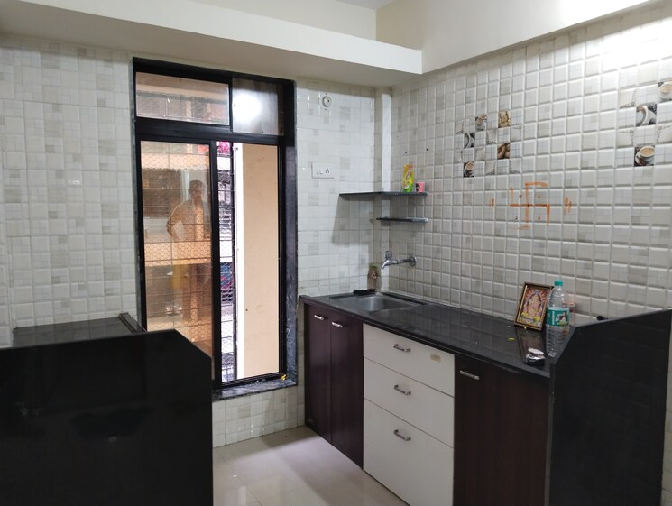 Kitchen, dew-berry 1 Bedroom 455 Sq.Ft. Apartment In Nalasopara West Palghar 9086407