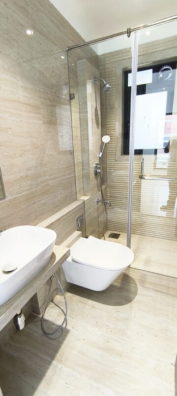 Bathroom in 2 BHK Apartment at Webtech Shiv Heights, Khar West – for Rent