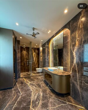 Living Room in 4 BHK Builder Floor at Greater Kailash ii – for Sale