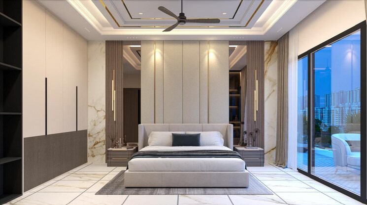 Bedroom, dhakoli 4 Bedroom 2925 Sq.Ft. Apartment In Dhakoli Zirakpur 9086434