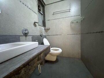 Bathroom in 3 BHK Apartment at Zaveri Ashtavinayak CHS, Andheri West – for Rent
