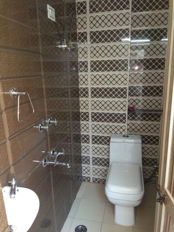 Bathroom in 1 RK Builder Floor at Chattarpur – for Rent