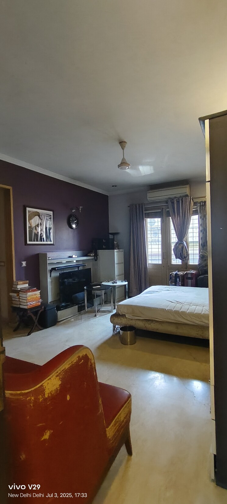 Bedroom, greater kailash ii 5 Bedroom 1200 Sq.Yd. Builder Floor In Greater Kailash ii Delhi 9086571