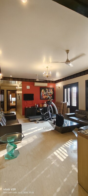Living Room in 5 BHK Builder Floor at Greater Kailash ii – for Sale