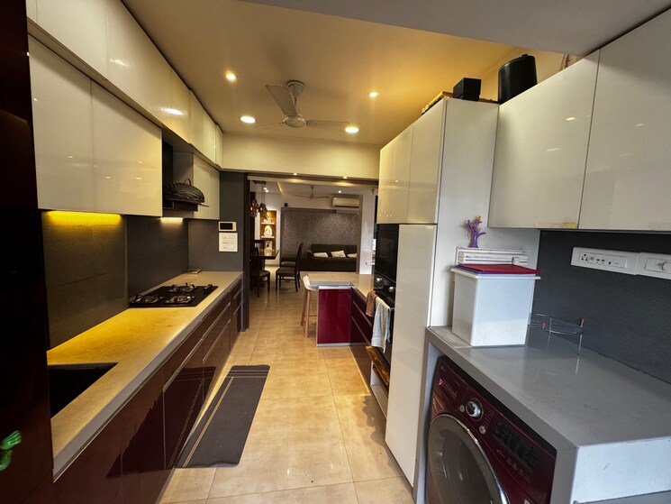 Kitchen, globe-heights 3 Bedroom 1500 Sq.Ft. Apartment In Goregaon East Mumbai 9086610