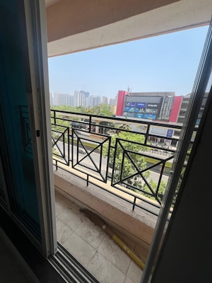 Balcony in 2 BHK Apartment at Cosmos Habitat, Majiwada – for Sale