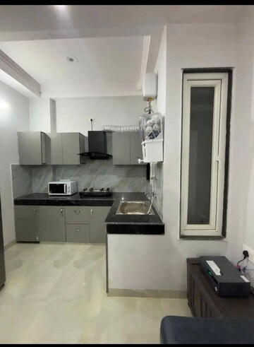Kitchen in 1 BHK Builder Floor at Freedom Fighters Enclave – for Rent