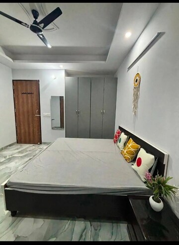 Bedroom in 1 BHK Builder Floor at Freedom Fighters Enclave – for Rent