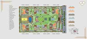 Master Plan in 3 BHK Apartment at Sublime Spring Elmas, Sector 12 Greater Noida – for Sale