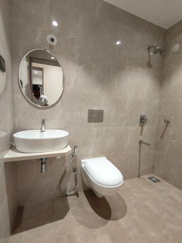 Bathroom in 2 BHK Builder Floor at N Rose Northern Hills, Dahisar East – for Sale