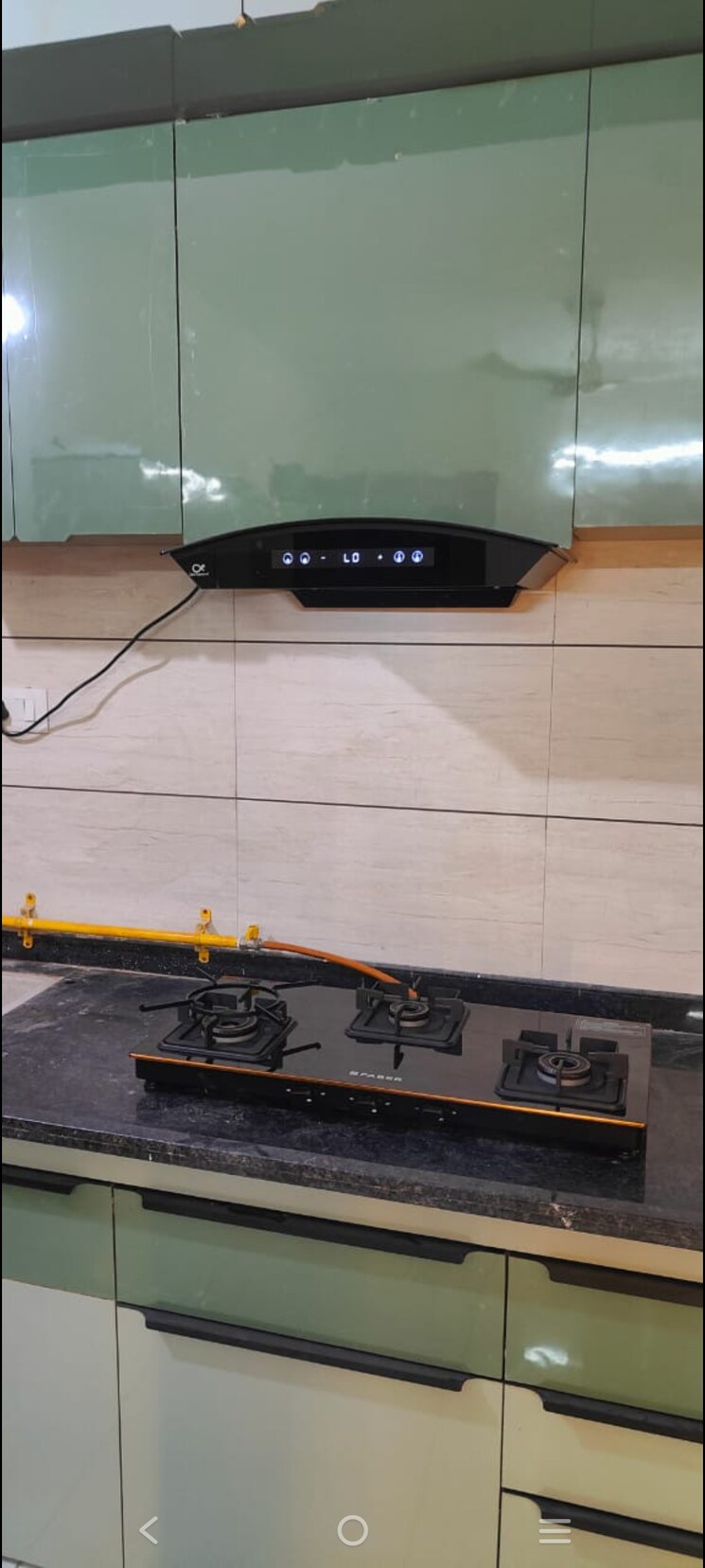 Kitchen, sadhna-skywalk-mangalam 3 Bedroom 1002 Sq.Ft. Apartment In Zundal Ahmedabad 9086825