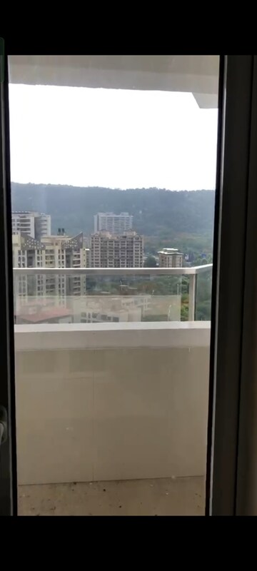 Balcony in 3 BHK Apartment at Soham Crystal Spires, Ghodbunder Road – for Rent