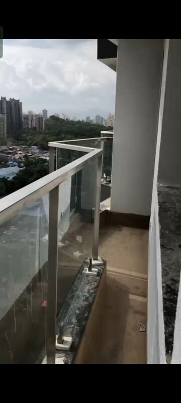 Balcony in 3 BHK Apartment at Soham Crystal Spires, Ghodbunder Road – for Rent