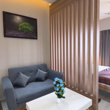 Team Area in Studio Apartment at Galaxy Blue Sapphire Plaza, Haibatpur – for Rent