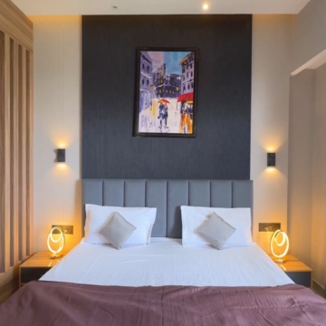Bedroom in Studio Apartment at Galaxy Blue Sapphire Plaza, Haibatpur – for Rent