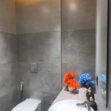 Bathroom in Studio Apartment at Galaxy Blue Sapphire Plaza, Haibatpur – for Rent