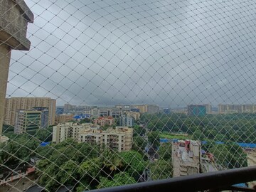 Balcony in 3 BHK Apartment at Lake Primrose, Powai – for Rent
