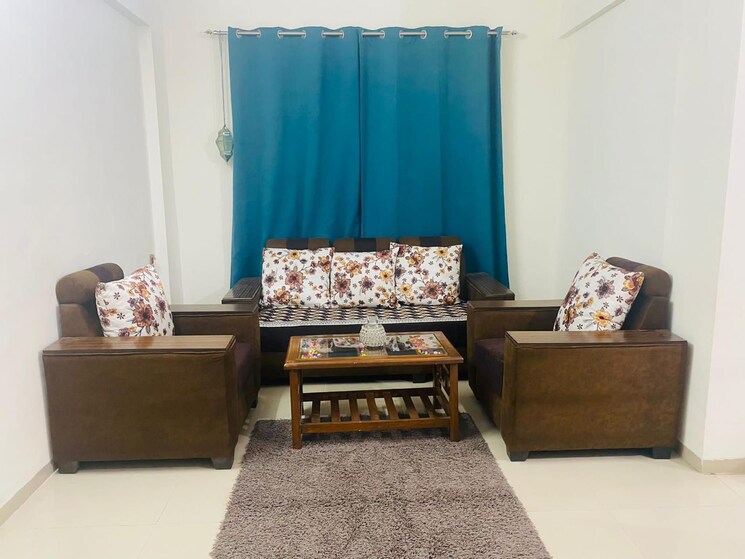 Living Room, manjri-greens-annexe 2 Bedroom 955 Sq.Ft. Builder Floor In Manjari Pune 9086948