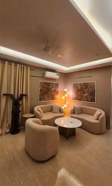 Living Room in 3 BHK Builder Floor at Freedom Fighters Enclave – for Rent