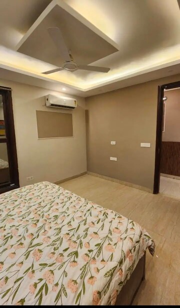 Bedroom in 3 BHK Builder Floor at Freedom Fighters Enclave – for Rent