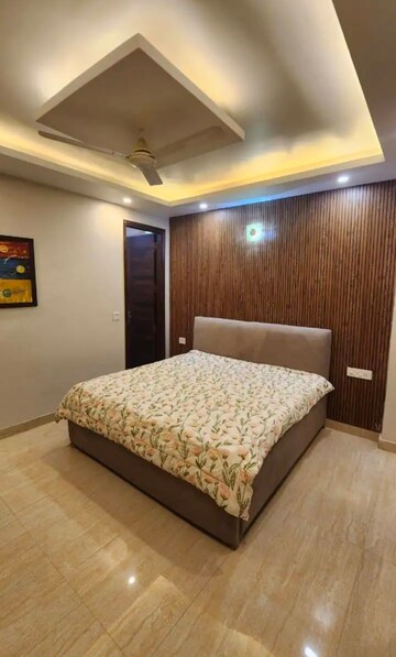 Bedroom in 3 BHK Builder Floor at Freedom Fighters Enclave – for Rent