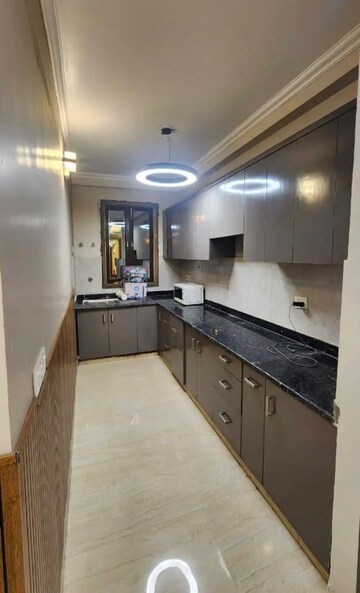 Kitchen in 3 BHK Builder Floor at Freedom Fighters Enclave – for Rent