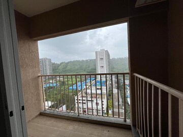 Balcony in 3 BHK Apartment at Godrej Green Vistas, Mahalunge – for Rent