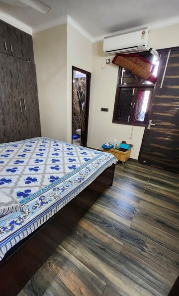 Bedroom in 2 BHK Builder Floor at Freedom Fighters Enclave – for Rent