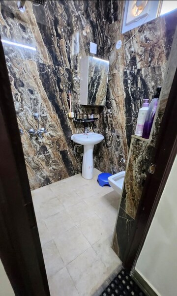 Building Lobby in 2 BHK Builder Floor at Freedom Fighters Enclave – for Rent