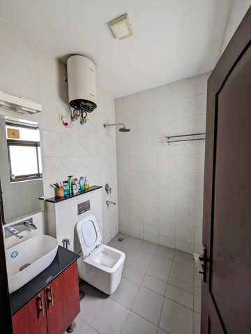 Bathroom in 3 BHK Builder Floor at M3M Atrium, Sector 57 – for Rent