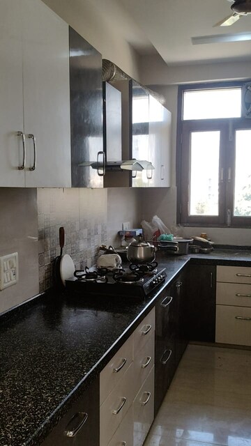 Kitchen in 3 BHK Builder Floor at Sushant Lok 2, Sector 57 – for Sale