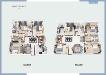 Floor Plan in 3 BHK Apartment at Sevoke Road – for Sale